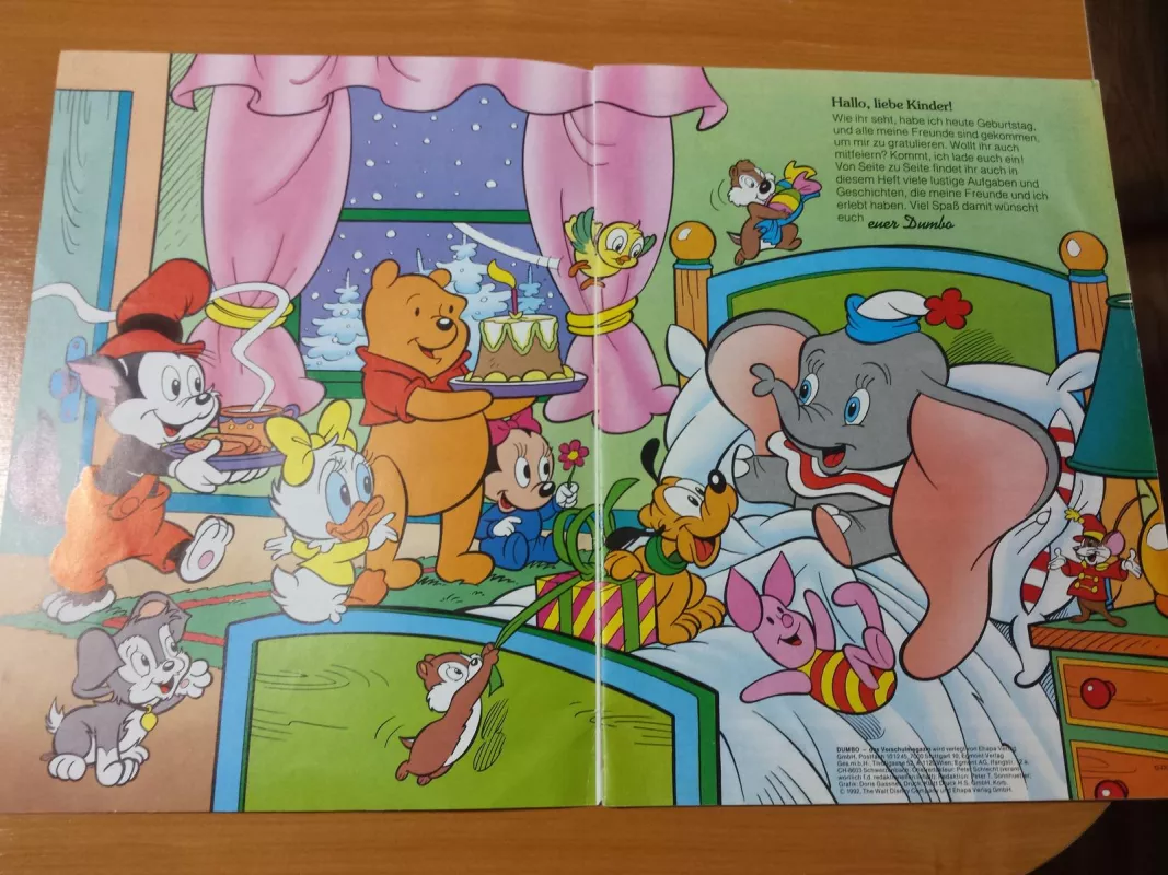 Dumbo 1992 - Walt Disney, knyga