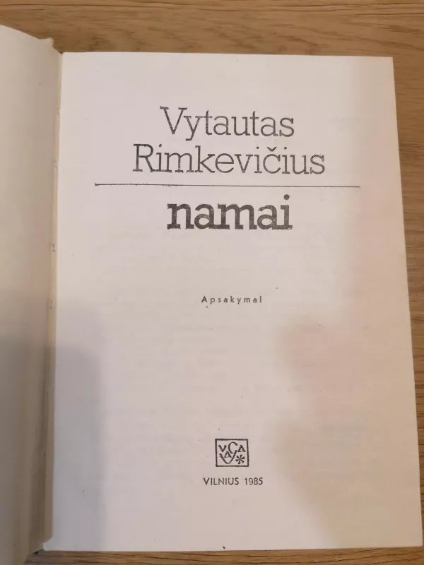 Namai - Vytautas Rimkevičius, knyga 6