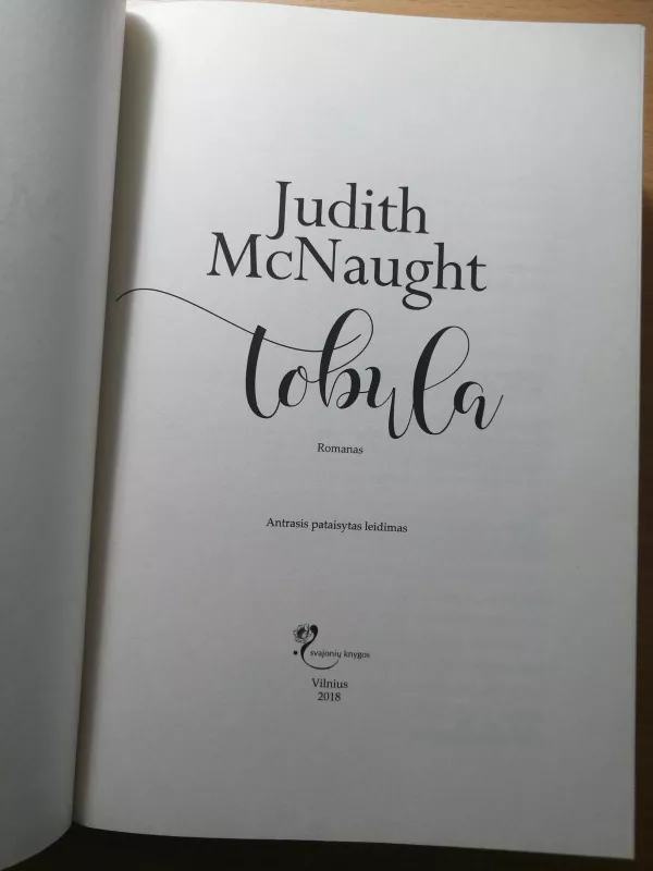 Tobula - Mcnaught Judith, knyga