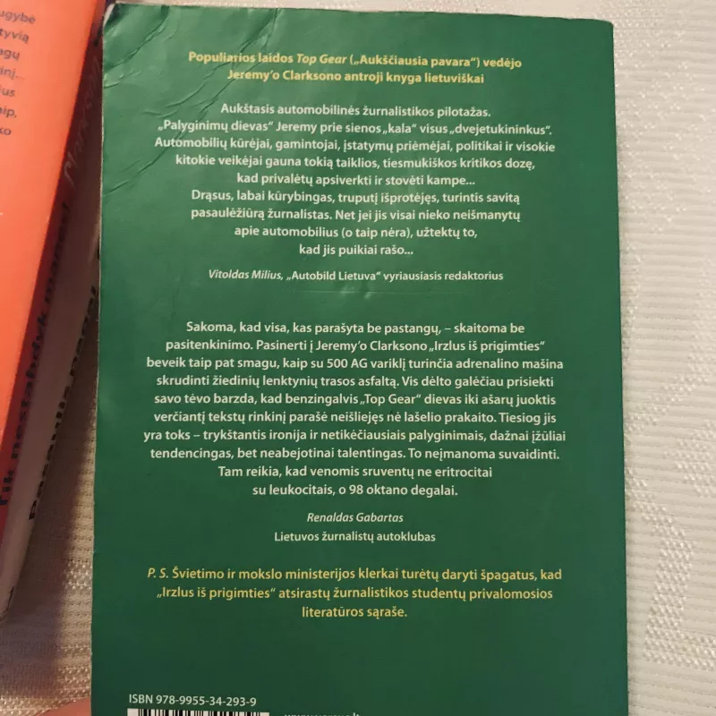 Pasaulis pagal Clarkson 1 ir 2 tomai - Jeremy Clarckson, knyga 2