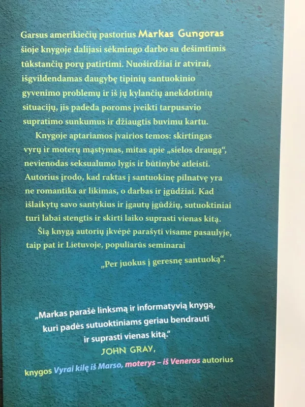 Per juokus į geresnę santuoką - Mark Gungor, knyga