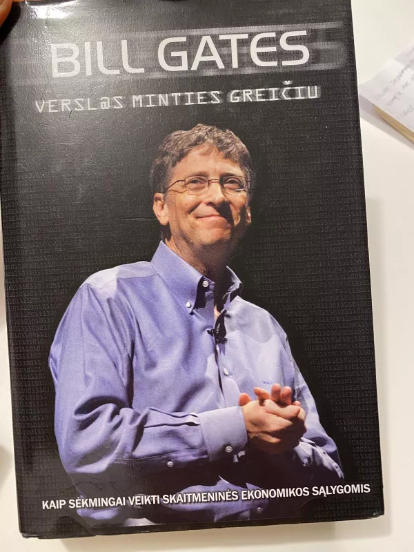 Verslas minties greičiu - Bill Gates, knyga