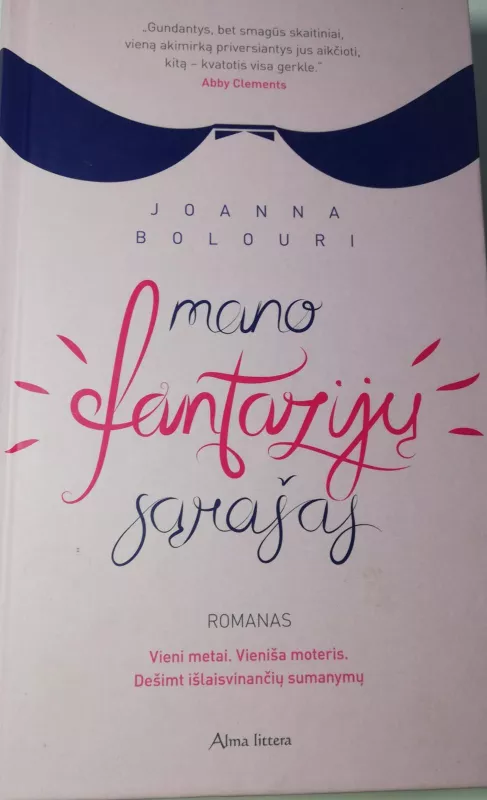Mano fantazijų sąrašas - Joanna Bolouri, knyga 2