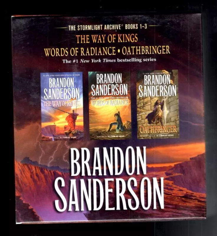 THE WAY OF KINGS. WORD OF RADIANCE. OATHBRINGER [ The Stormlight Archive ] - Brandon Sanderson, knyga 4