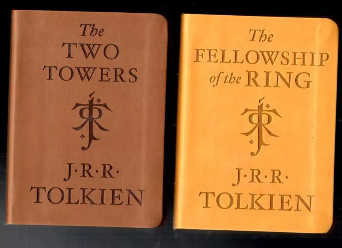 THE  HOBBIT. THE LORD of the RINGS (Hobitas. Žiedų valdovas, suvenyrinis prabangus 4 dalių rinkinys anglų k.) - J. R. R. Tolkien, knyga