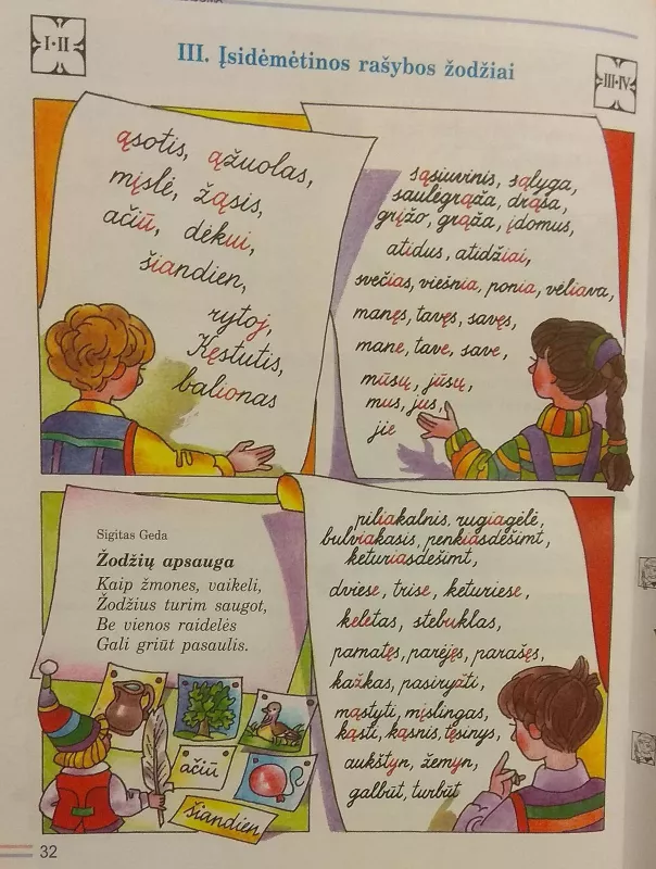 Mokomasis lietuvių kalbos rašybos žodynėlis I-IV klasei - Vida Plentaitė, knyga 5