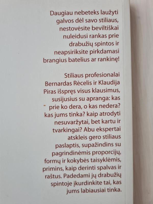 Mano nuostabioji drabužių spinta: stiliaus vadovas moterims - Claudia Piras, Bernhard  Roetzel, knyga 3