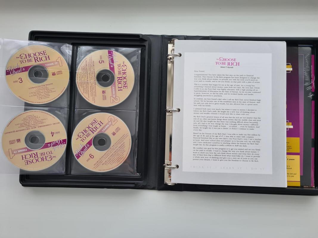 You Can Choose to Be Rich (12 Cds): 3-step Guide to Wealth [Audio Program 12 Cd] - Robert T. Kiyosaki, Sharon L.  Lechter, knyga 5