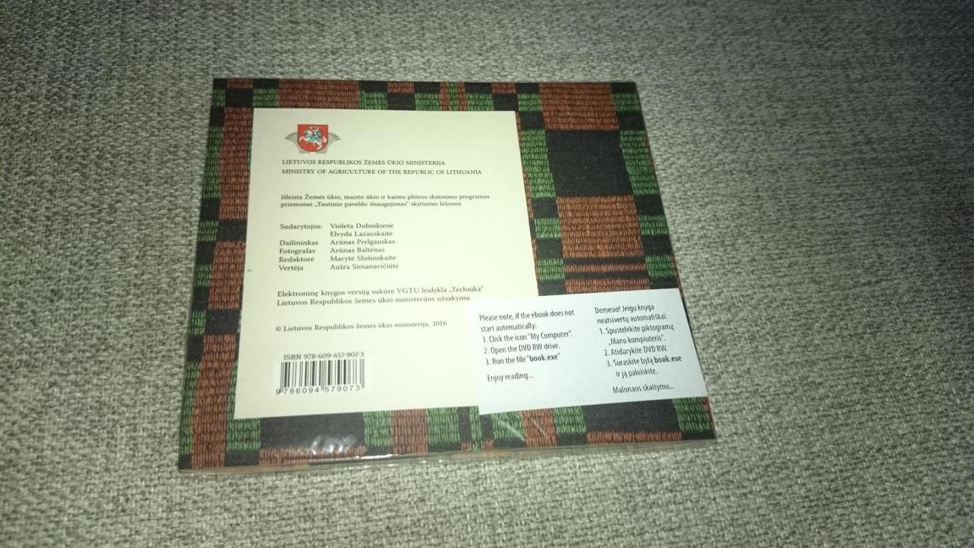 Lietuvos tautinis paveldas: The national heritage of Lithuania: Tradiciniai amatai - Violeta Dubnikienė Elvyda Lazauskaitė,, knyga 2