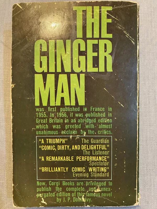 The ginger man - J. P. Donleavy, knyga