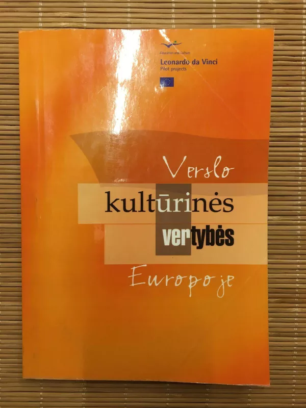 Verslo kultūrinės vertybės Europoje - Leonardo da Vinci, knyga