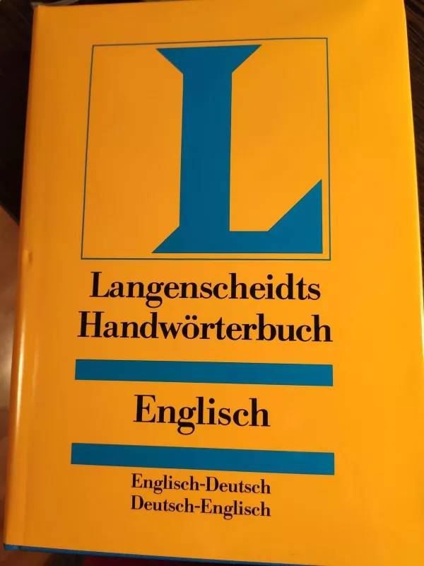 English-Deutch, Deutch -English Handworterbuch - Autorių Kolektyvas, knyga 3