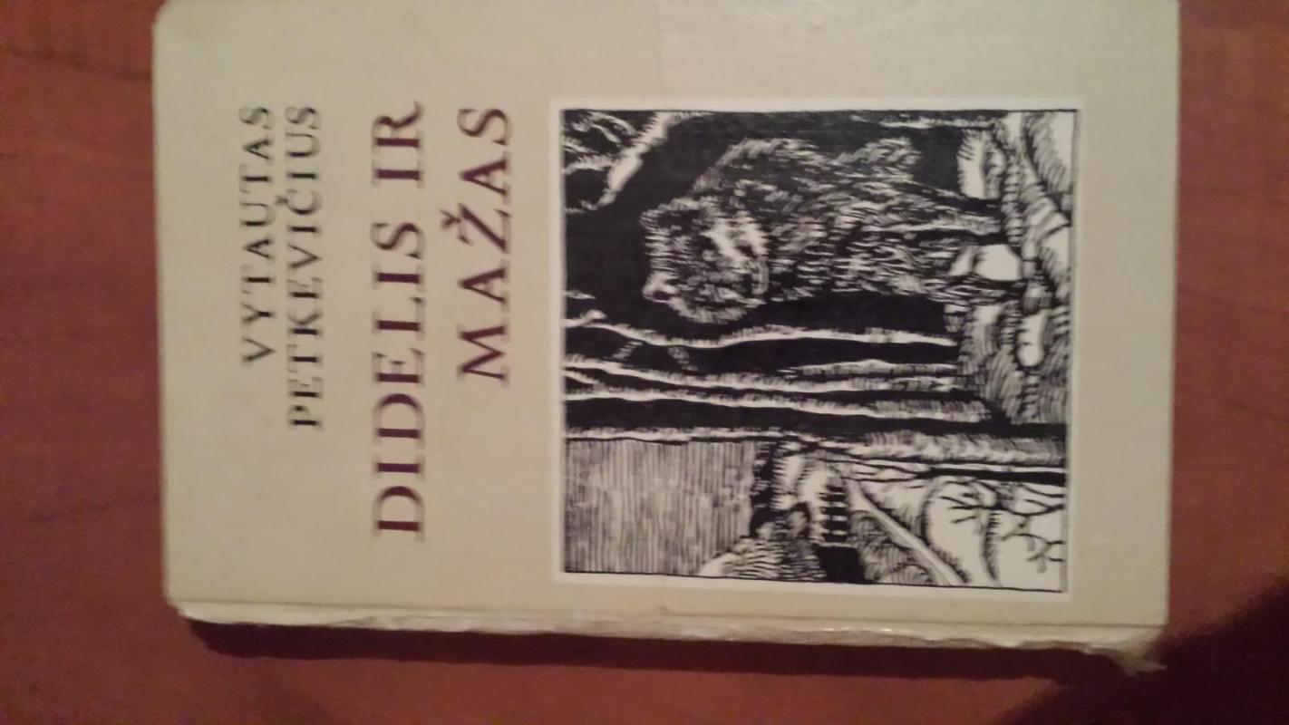 petkevicius Didelis ir mazas - A. Petkevičius, knyga 2