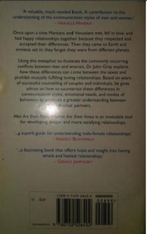 Men are from Mars, women are from Venus - John Gray, knyga 2