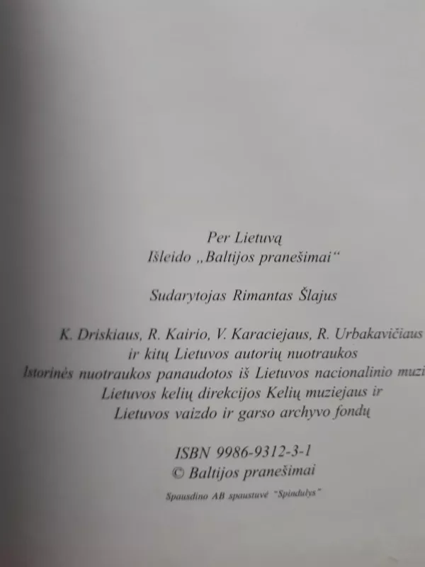 Per Lietuvą - Rimantas Šlajus, knyga 2