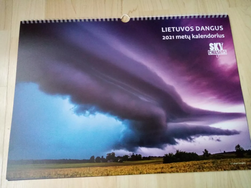 Lietuvos dangus 2021 metų kalendorius - Marius Čepulis, knyga