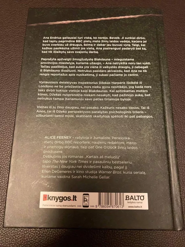 Jo ir jos - Alice Feeney, knyga 3