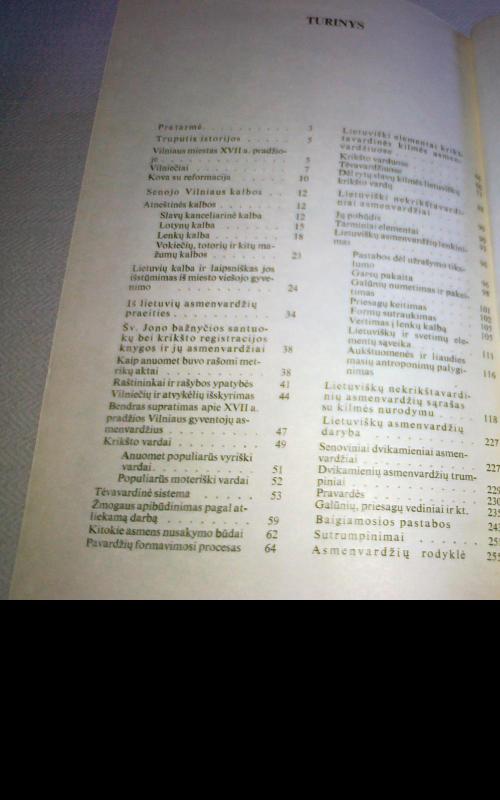 Lietuvių antroponimika. Vilniaus lietuvių asmenvardžiai XVII a. pradžioje - Zigmas Zinkevičius, knyga 2