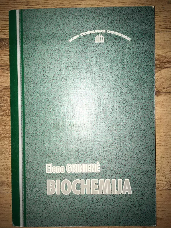 Biochemija - Elena Grinienė, knyga