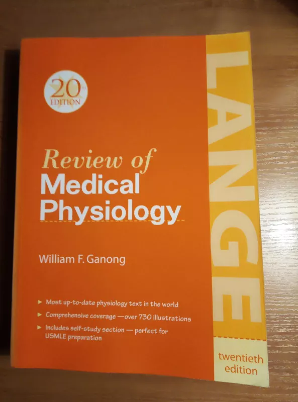 Review of medical phesiology - William Ganong, knyga