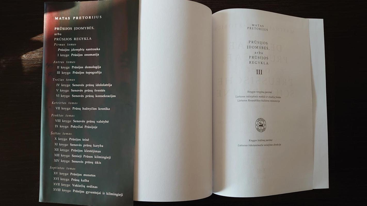 Prūsijos įdomybės, arba prūsijos regykla III t. - Matas Pretorijus, knyga 5