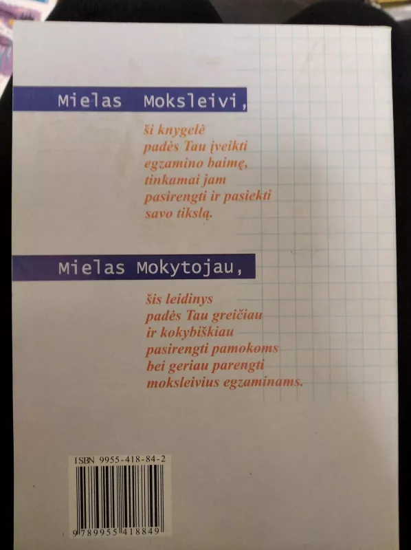 Baigiamasis matematikos egzaminas (2 knyga) - P. Grebeničenkaitė, E.  Tumėnaitė, knyga
