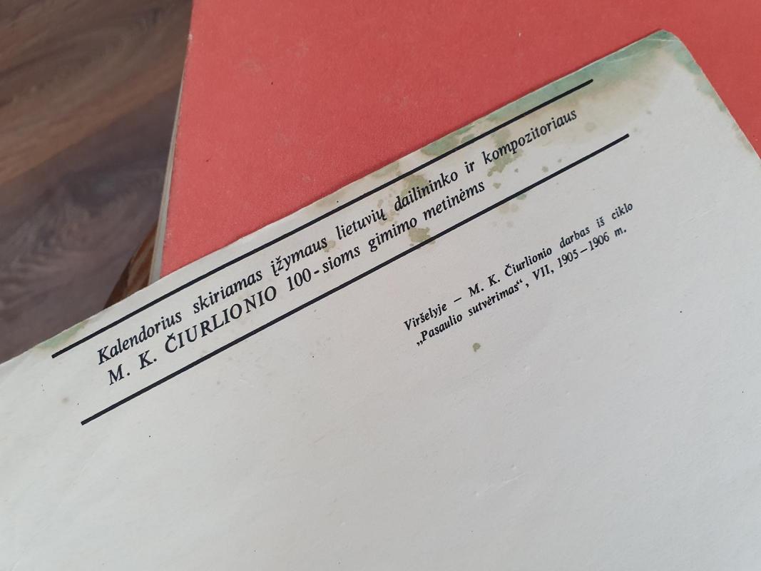 Kalendorius 1975 - Liuda Dockienė, knyga 3