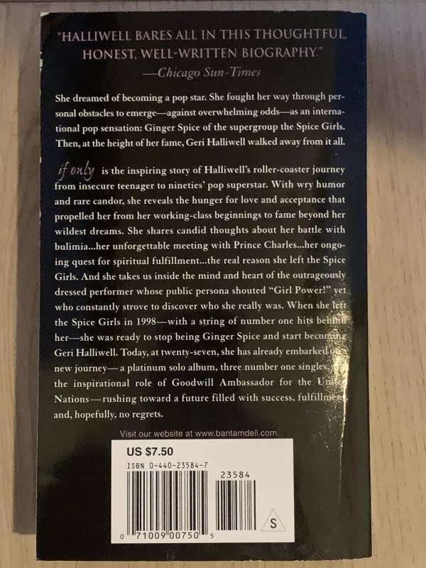 If Only - Geri Halliwell, knyga 3