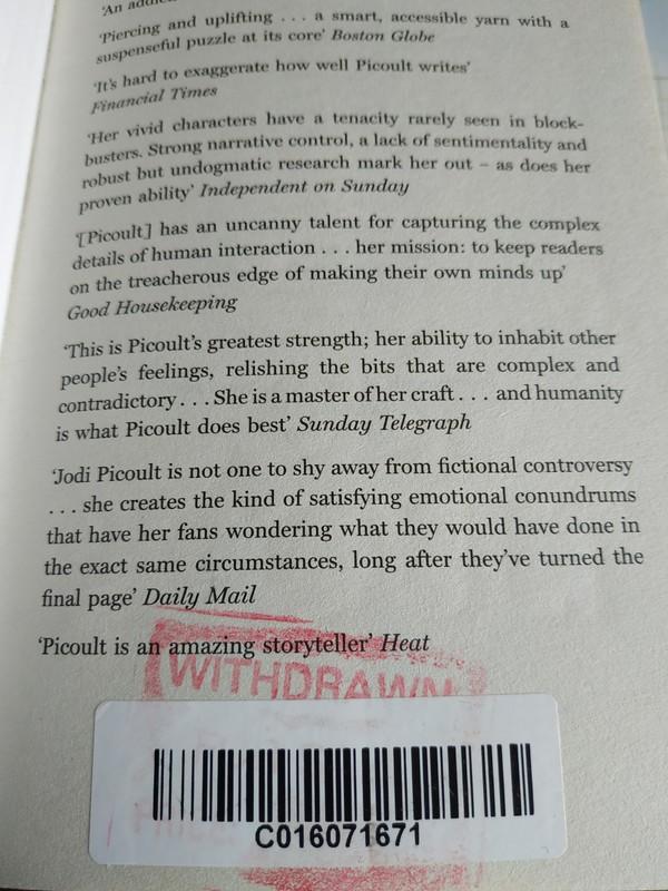 Leaving time - Jodi Picoult, knyga 4