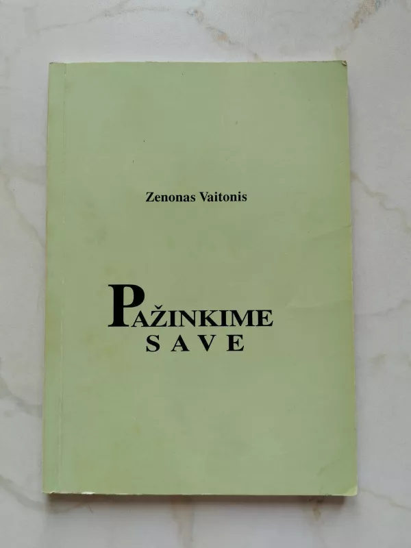 Pažinkime save - Zenonas Vaitonis, knyga