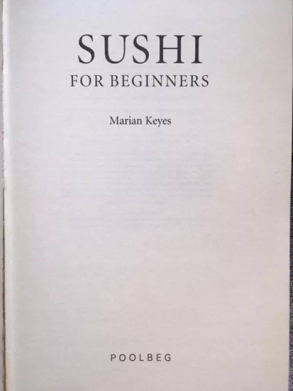 Sushi for beginners - Marian Keyes, knyga 3