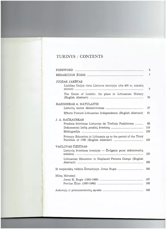 Lietuvių tautos praeitis. Lithuanian historical review - Jonas Danauskas, knyga 2