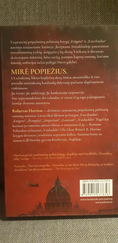 Konklava - Robert Harris, knyga