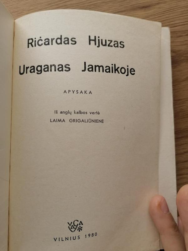 Uraganas Jamaikoje - Ričardas Hjuzas, knyga 6