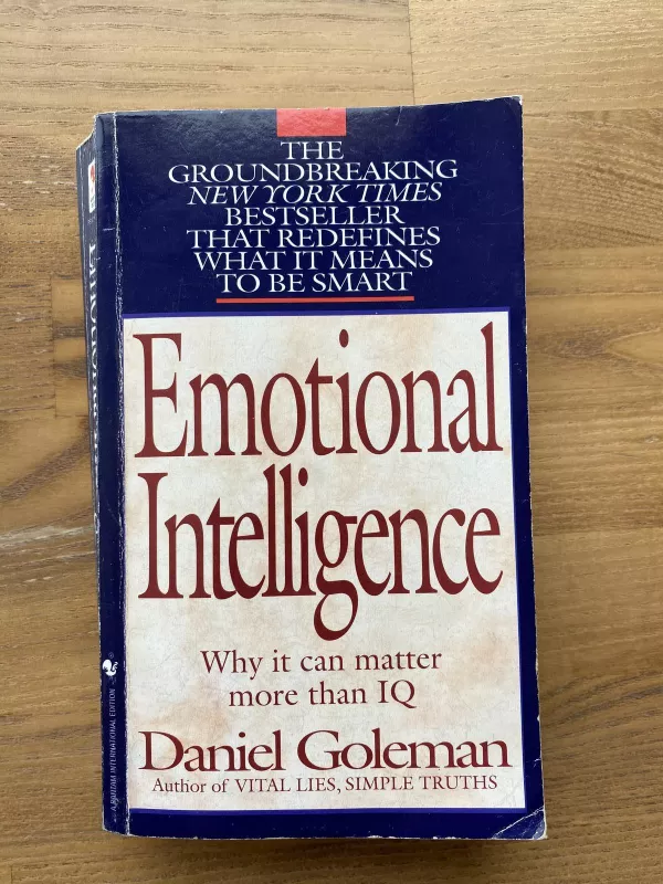 Emotional intelligence - Daniel Goleman, knyga 4