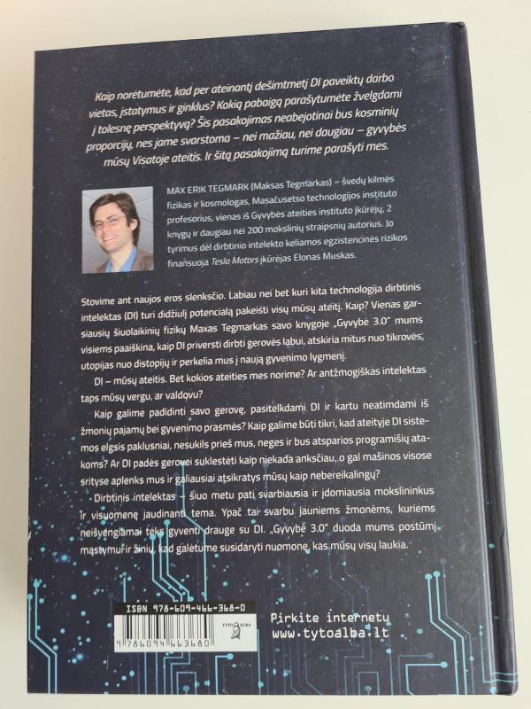 Gyvybė 3.0 Žmogus dirbtinio intelekto amžiuje - Max Tegmark, knyga 3