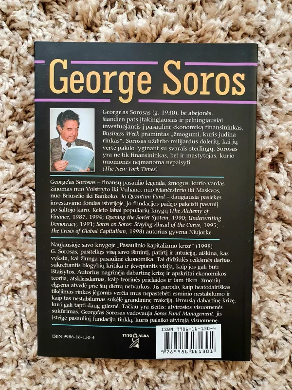 Pasaulinio kapitalizmo krizė - George Soros, knyga 3