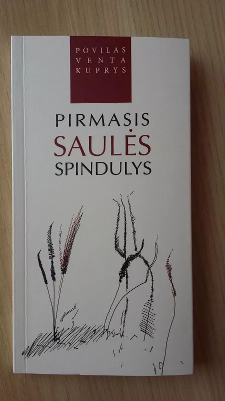 Pirmasis SAULĖS spindulys - Povilas Venta Kuprys, knyga