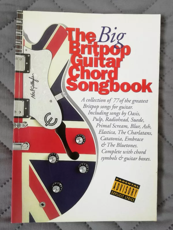 The Big Britpop Guitar Chord Songbook - Nick Crispin, knyga
