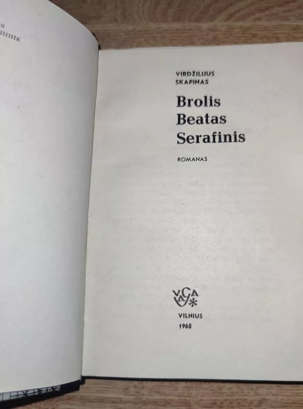 Brolis Beatas Serafinis - Virdžilijus Skapinas, knyga 3