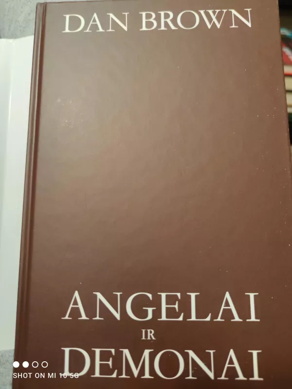 Angelai ir demonai - Dan Brown, knyga 3