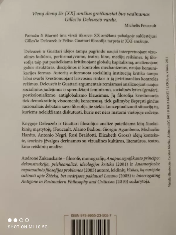 Gilles'io Deleuze'o ir Felixo Guattari filosofija: daugialypumo logika - Audronė Žukauskaitė, knyga 4