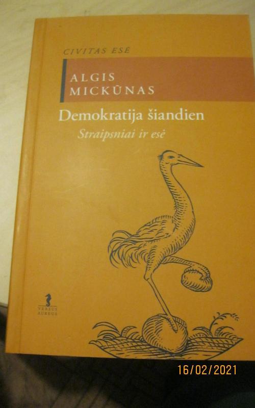 Demokratija šiandien - Algis Mickūnas, knyga 2