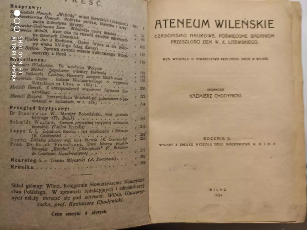 Ateneum Wilenskie II - Autorių Kolektyvas, knyga 2