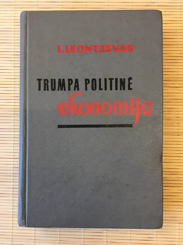 Trumpa politinė ekonomija - L. Leontjevas, knyga