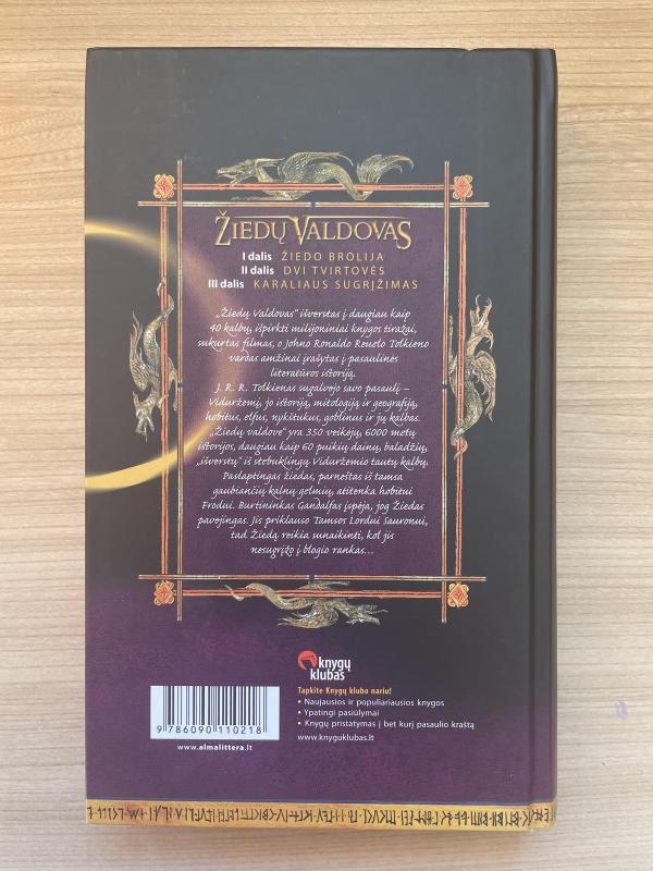 Žiedų valdovas. Žiedo brolija - J. R. R. Tolkien, knyga