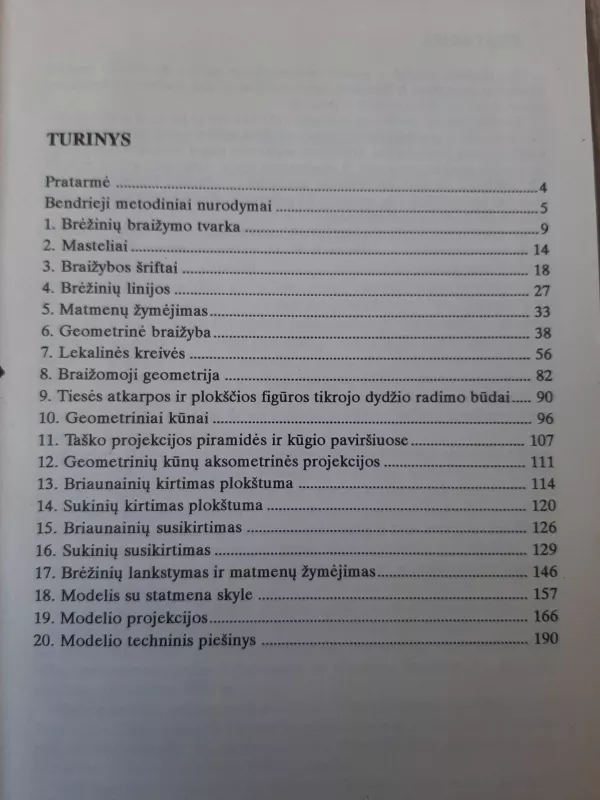 INŽINERINĖS GRAFIKOS UŽDAVINYNAS 1 : Vadovėlis aukštesn.m-klų studentams. - Albinas Baltrimas, knyga 3