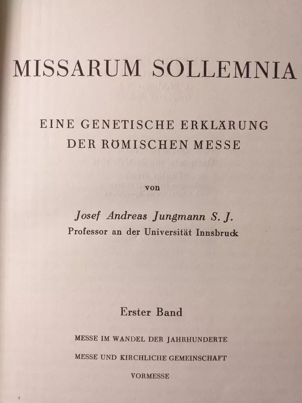 Missarum solemnia - Autorių Kolektyvas, knyga 3