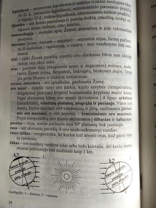 Geografijos pagrindų santrauka 6 klasei - L. Lukoševičius, R.  Šinkūnas, knyga 4