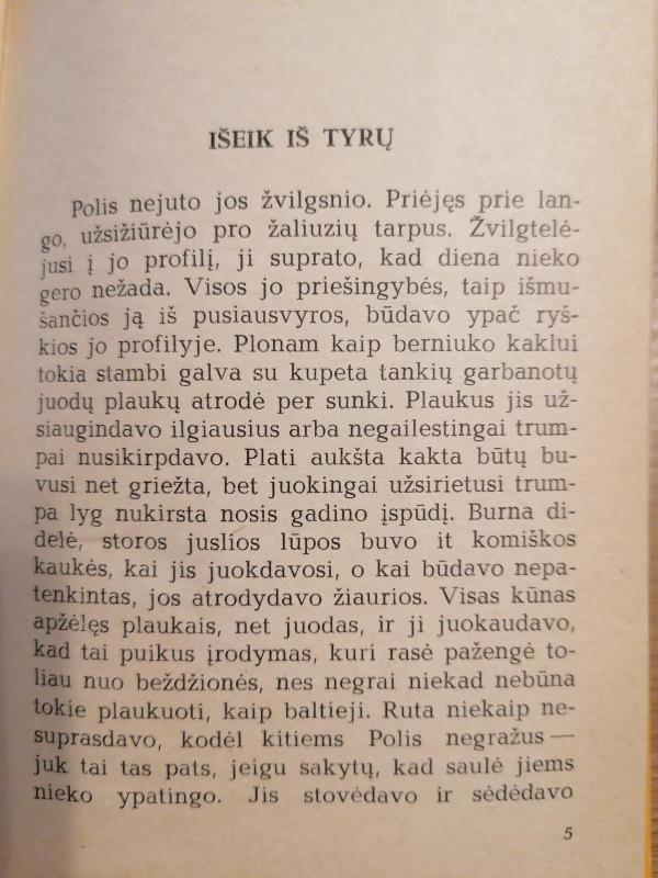 Išeik iš tyrų - Džeimsas Boldvinas, knyga 6